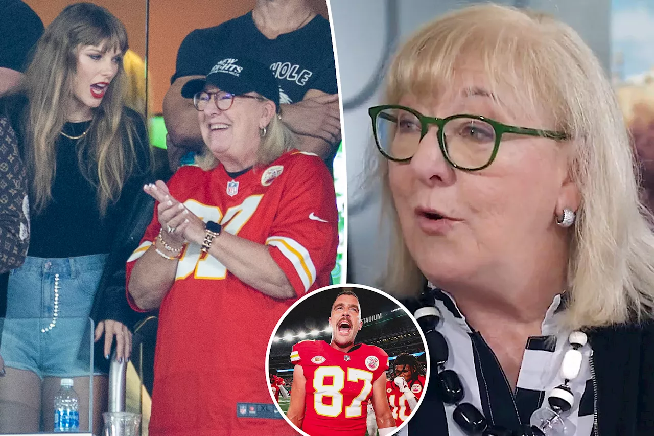 Travis Kelce's mom, Donna, reveals what she said to Taylor Swift in VIP suite at Chiefs game