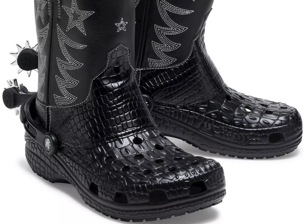 Crocs Classic Cowboy Boots (with spurs!) are real and you can buy them soon