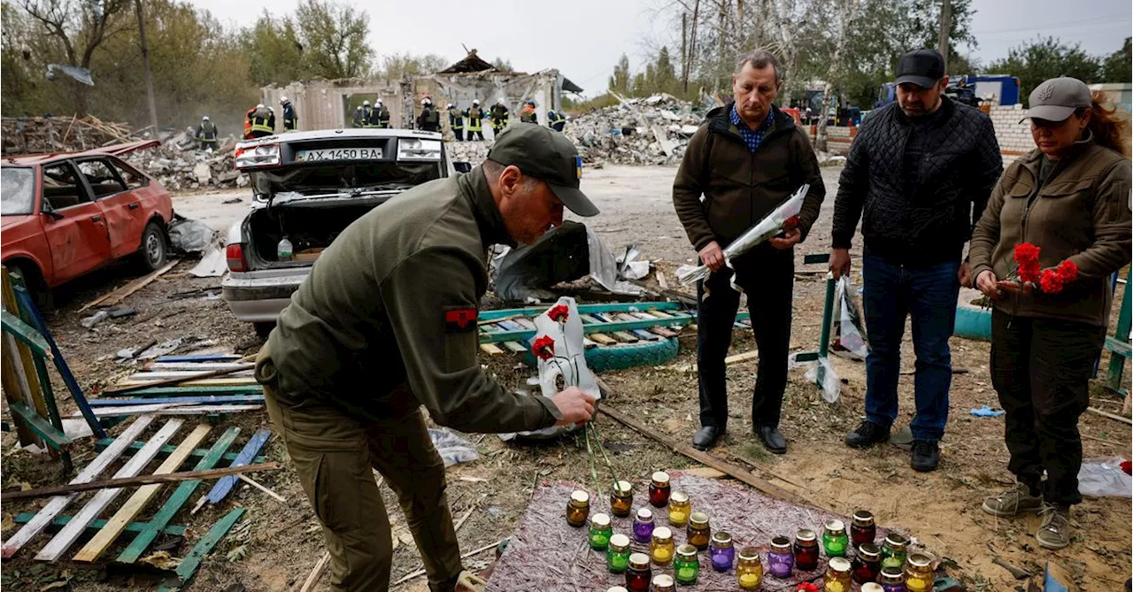 Death toll rises to 52 after Russian attack on Ukrainian village of Hroza