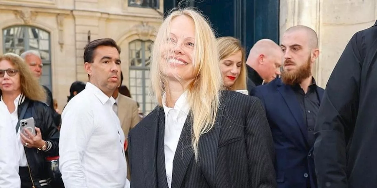 Pamela Anderson Went Makeup-Free for Paris Fashion Week, and Everyone (Rightfully) Loved It