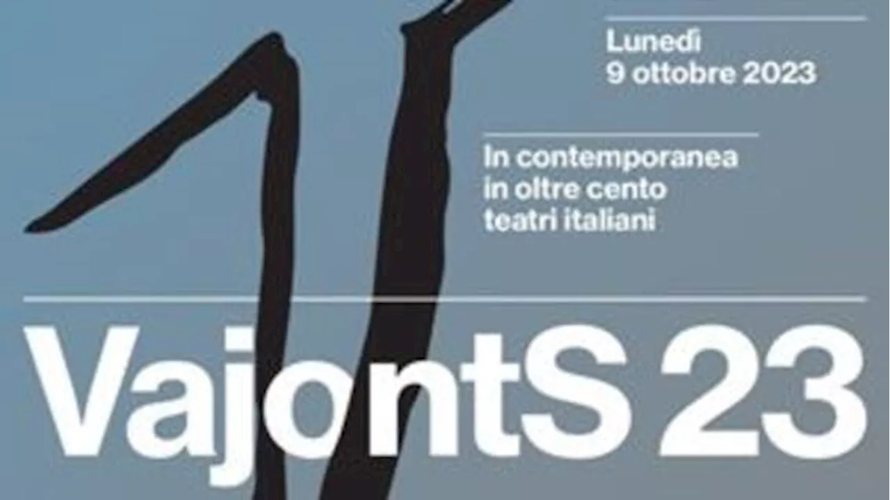 Vajonts 23, lo spettacolo di Paolini in scena in contemporanea in 135 teatri il 9 ottobre