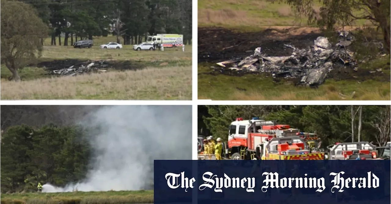 One man, three children killed in light plane crash near Canberra