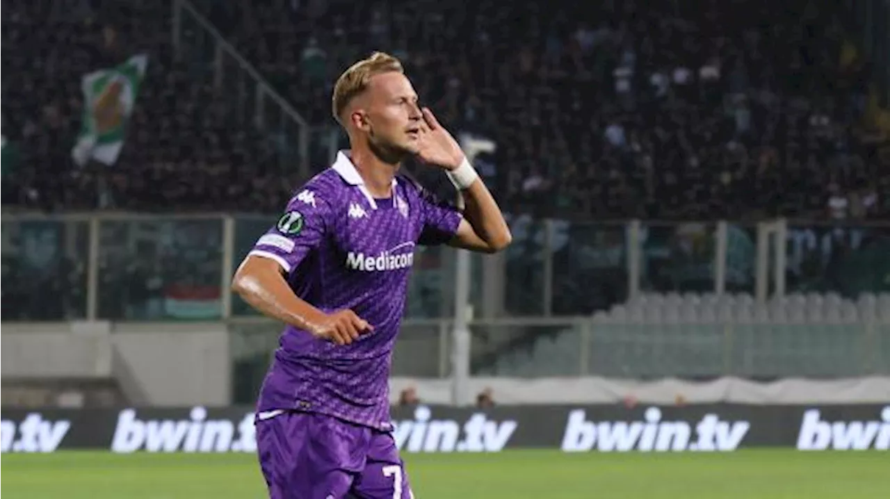 Fiorentina-Ferencvaros 2-2, Barak: 'Guardiamo avanti e testa alla partita con il Napoli'