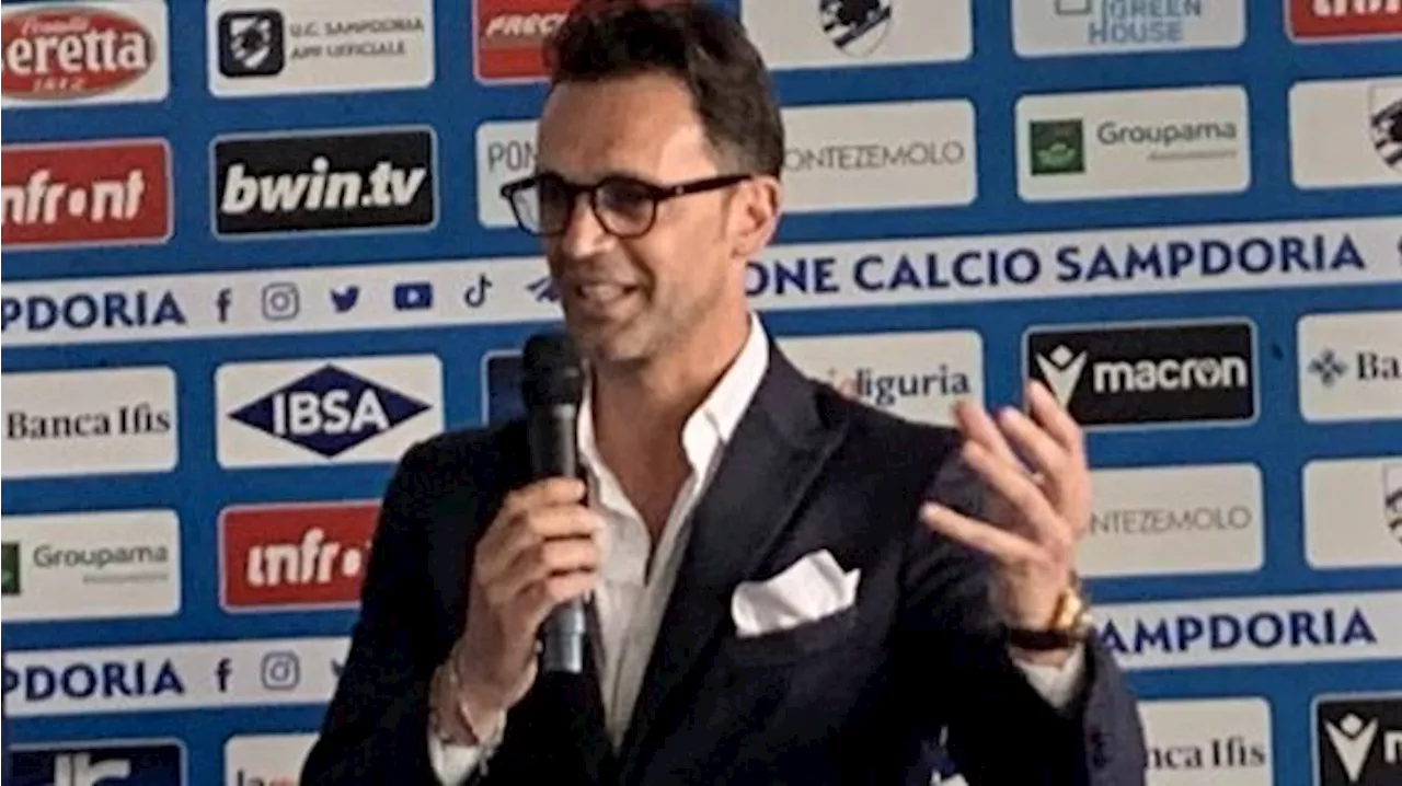 Sampdoria, non solo Pirlo in conferenza alla vigilia di Ascoli. Parler\u00e0 anche Legrottaglie