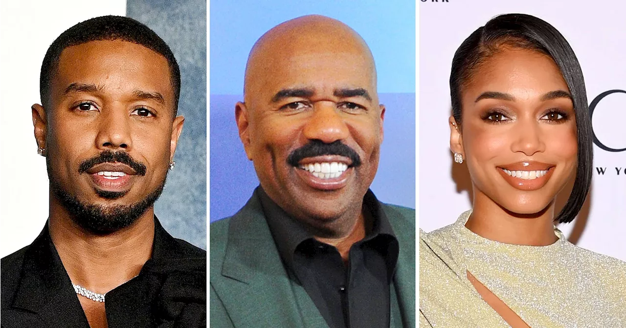 Michael B. Jordan and Steve Harvey Reunite After Lori Harvey Breakup