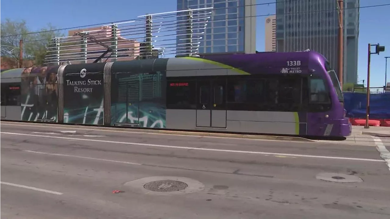 Light rail, car crash in Mesa