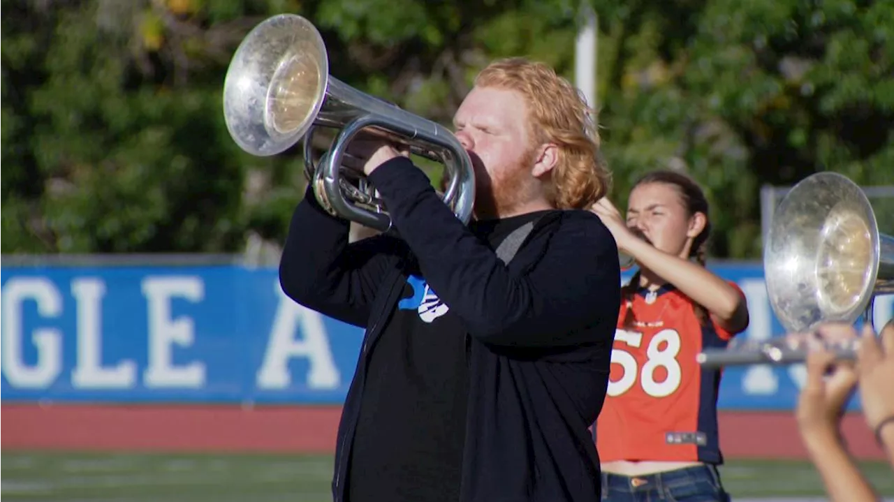 High school marching band gets help from local musicians for homecoming