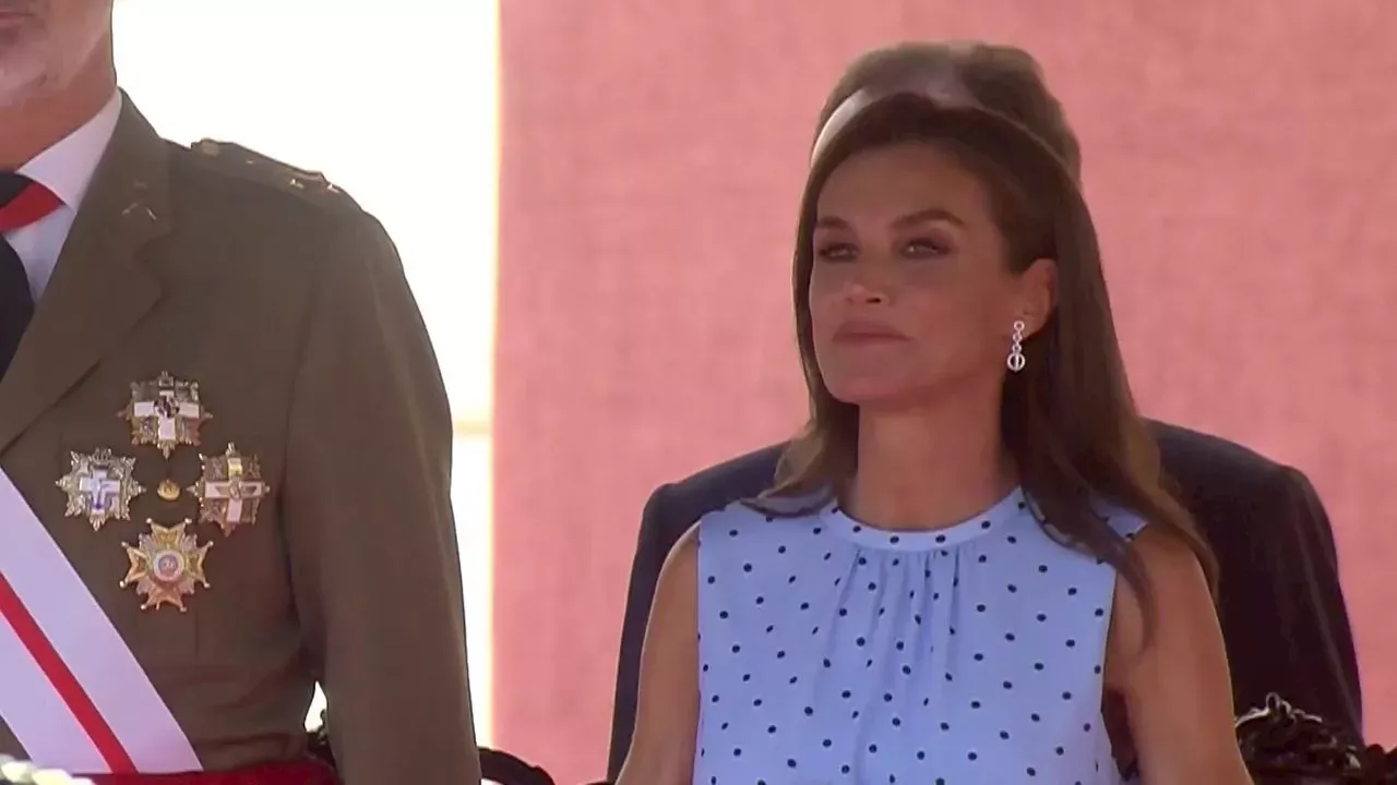 El Momento En Que La Reina Letizia Se Emociona Al Ver A Su Hija Leonor