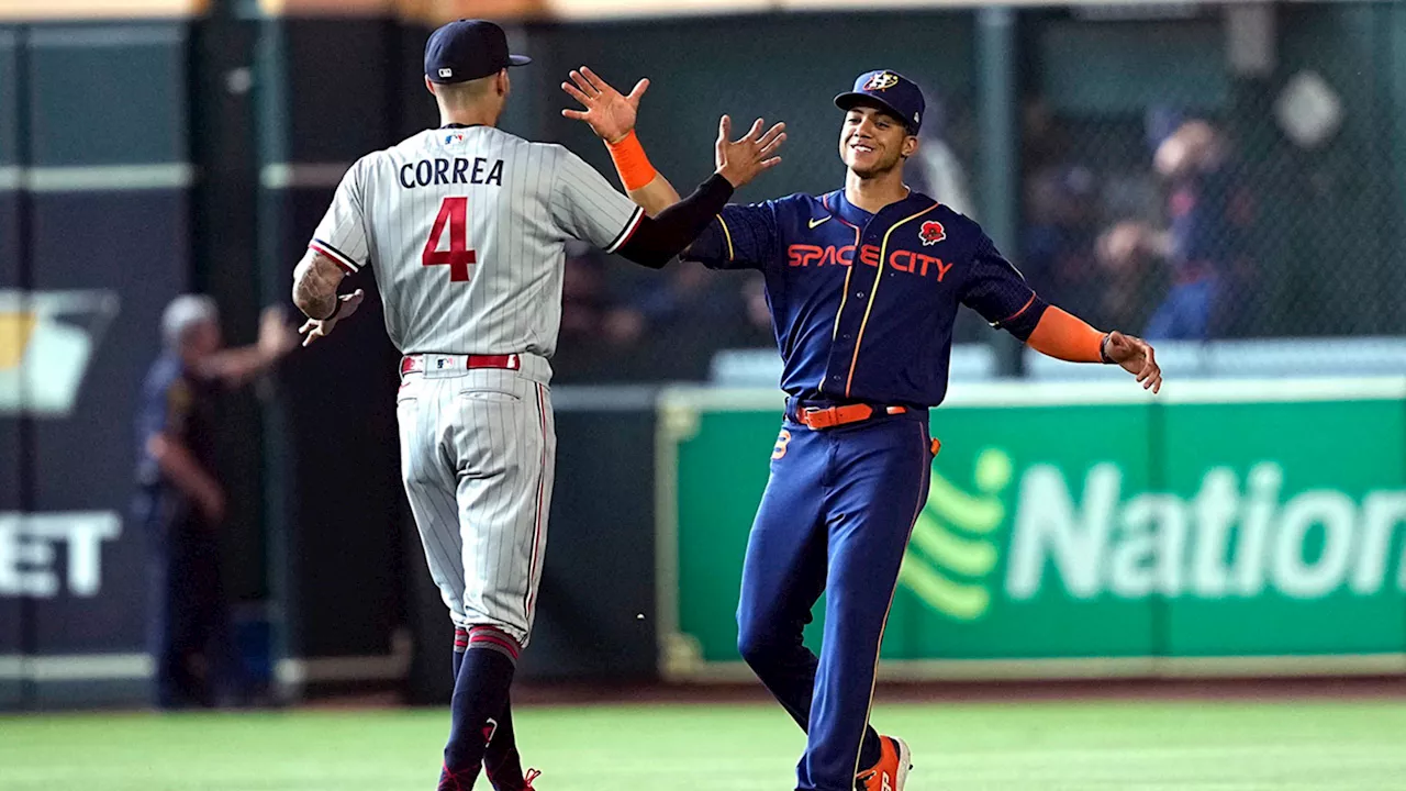 Houston Astros host the Minnesota Twins in ALDS Game 1