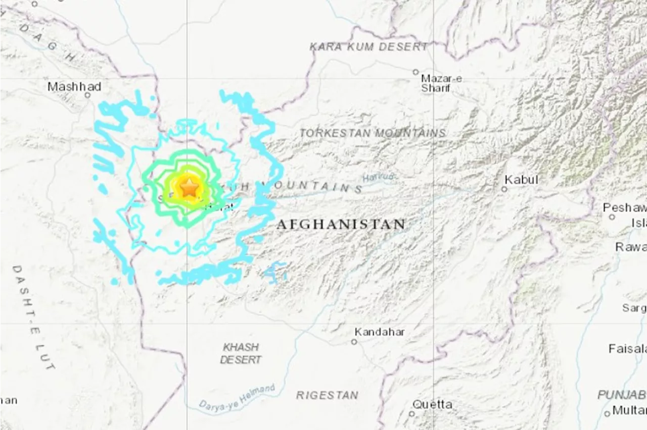 Magnitude 6.3 earthquake jolts western Afghanistan: USGS