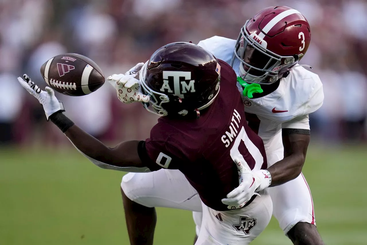 Watch Terrion Arnold bear hug Miss Terry to celebrate Alabama win over Texas A&M