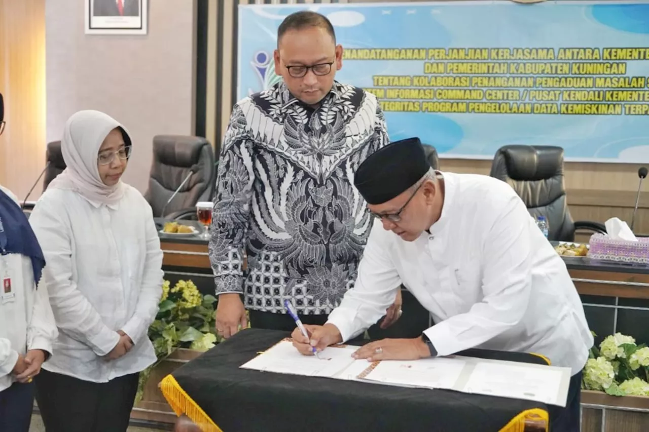 Kemensos gandeng Pemkab Kuningan perkuat pelaporan masalah sosial