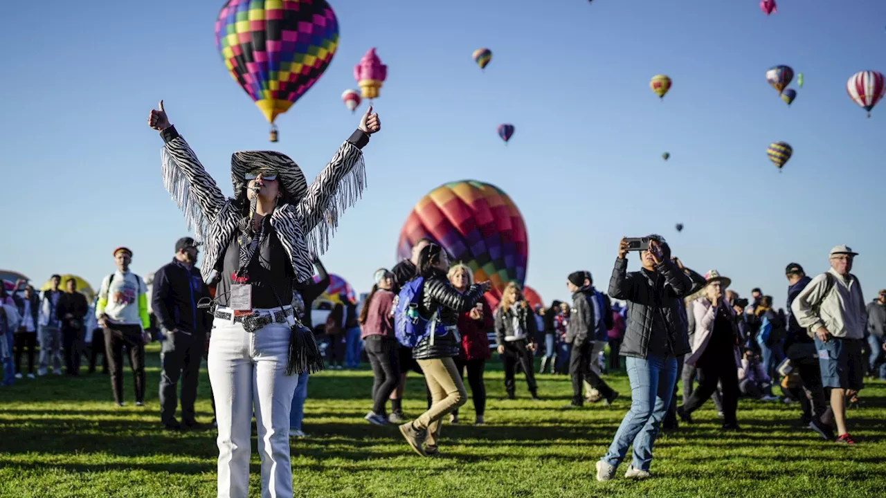 Albuquerque International Balloon Fiesta brings colorful displays to the New Mexico sky