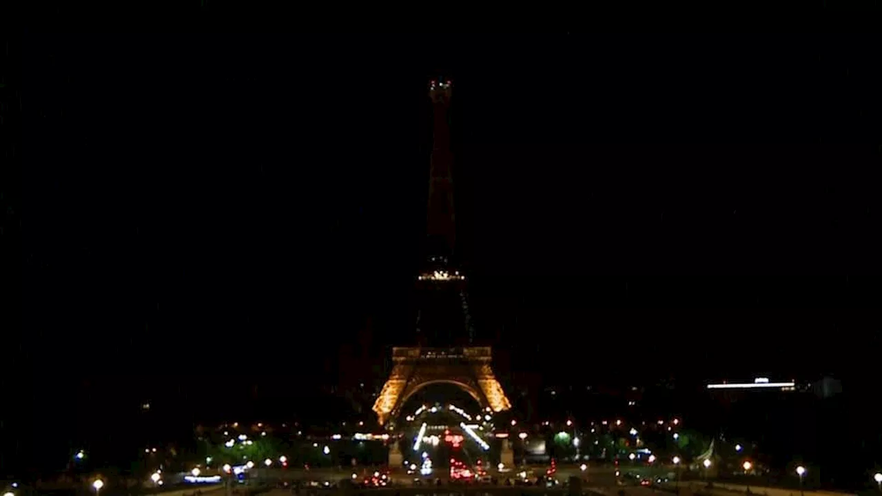 Attaques du Hamas en Israël: la Tour Eiffel éteinte dimanche soir 'en solidarité' avec les victimes