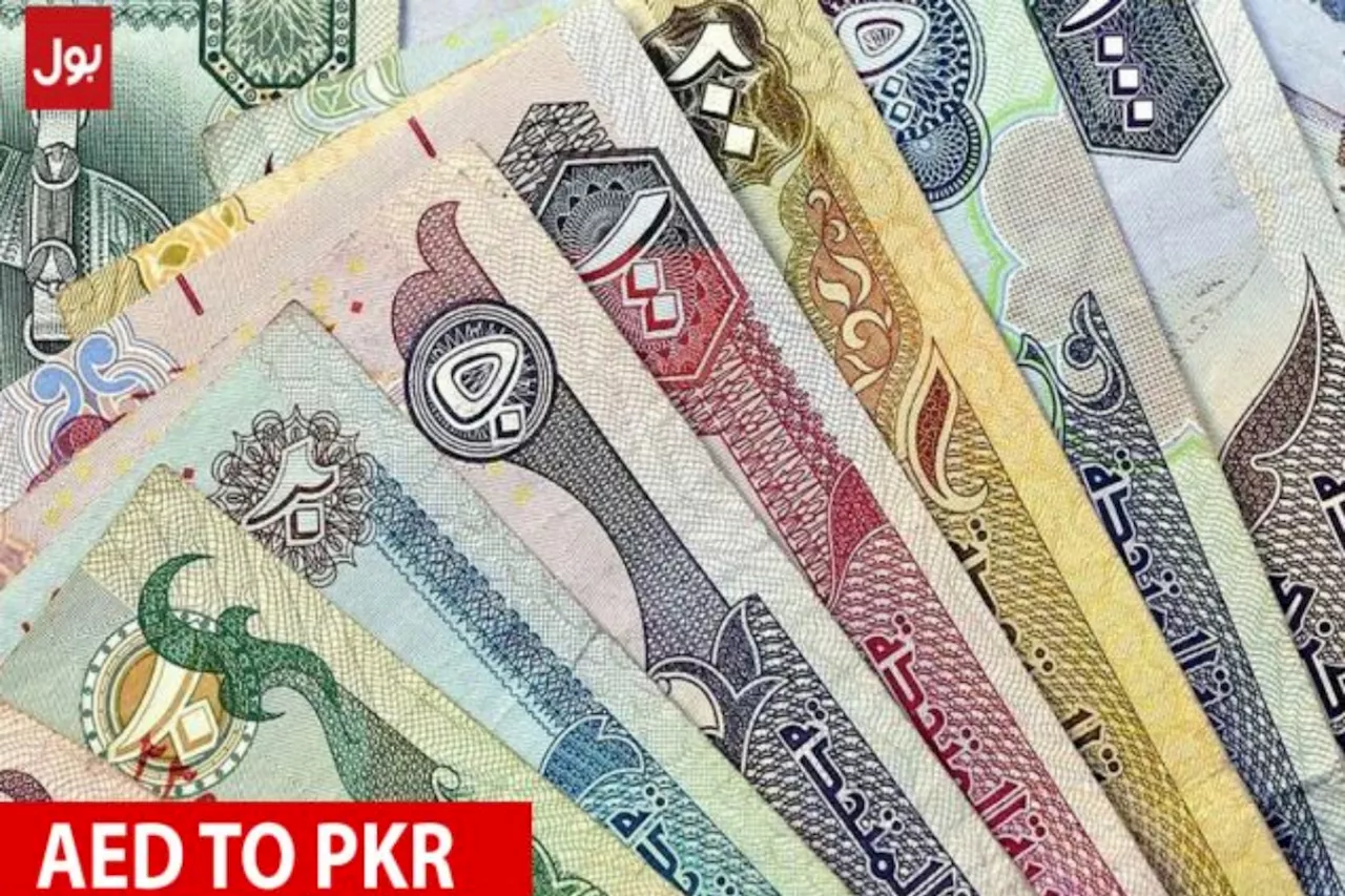 AED TO PKR and other currency rates in Pakistan – 07 October 2023