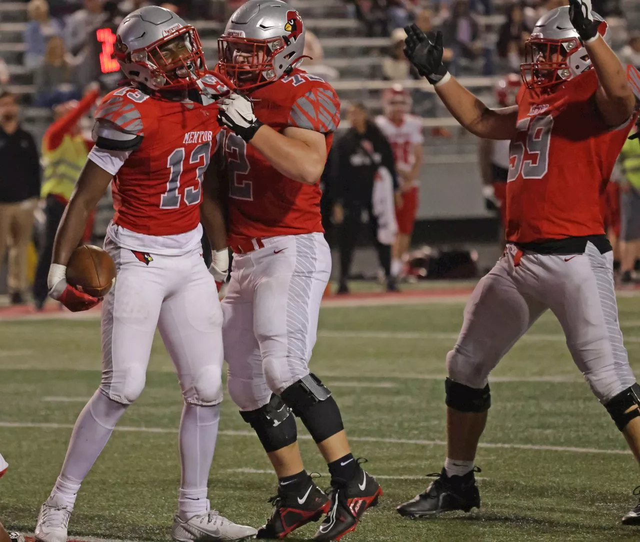 Mentor vs. Brunswick football: Cardinals too much for Blue Devils to handle