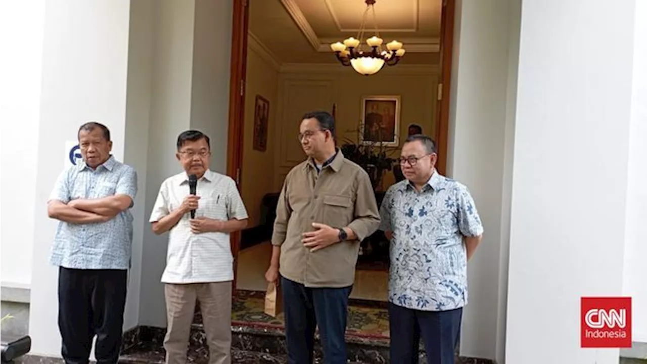 Cerita JK ke Anies Pernah Jadi Wapres 2 Kali: Harus Siap Jadi Presiden