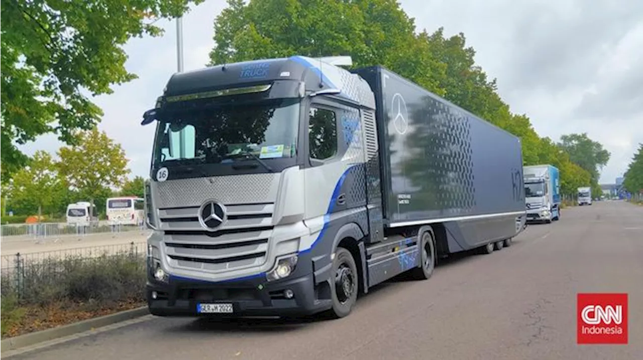 Truk Mercedes-Benz GenH2 Hidrogen Diklaim Tempuh 1.047 Km