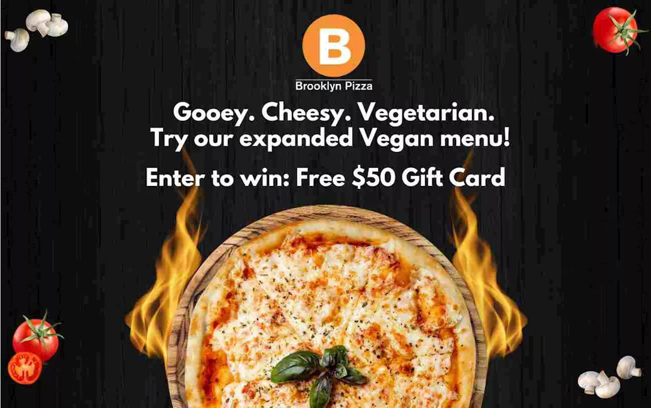 Enter to win a $50 Gift Card to Brooklyn Pizza!