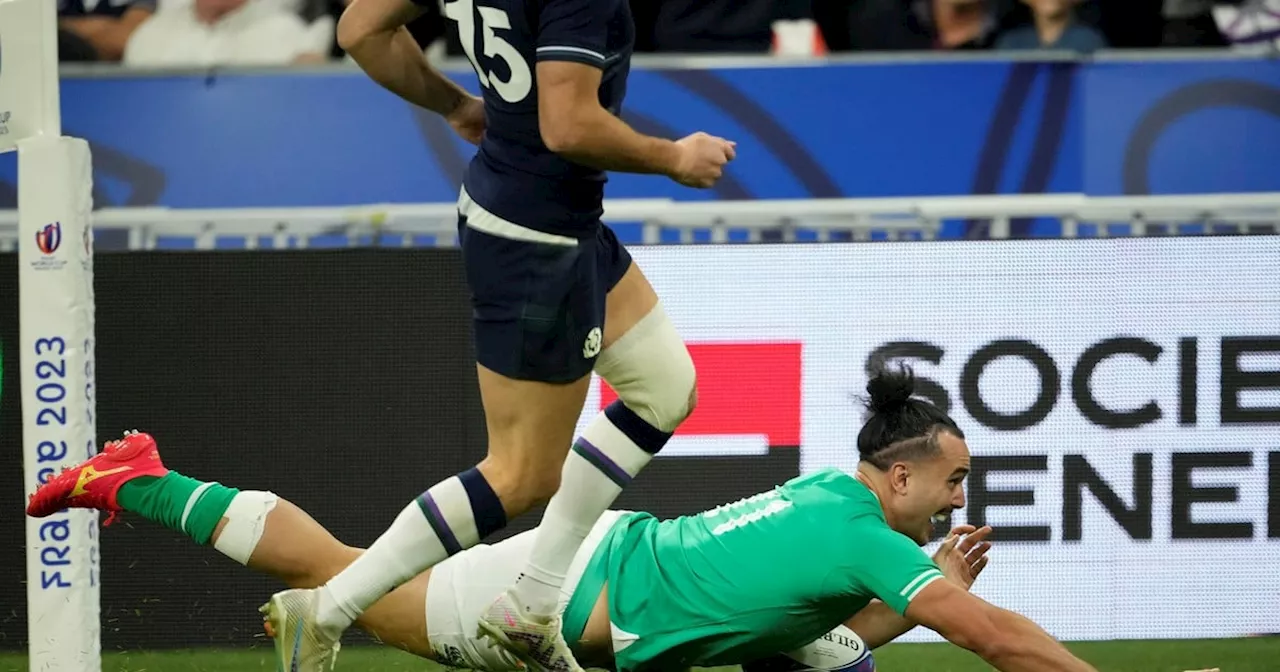 Mundial de rugby: Irlanda liquida a Escocia en París