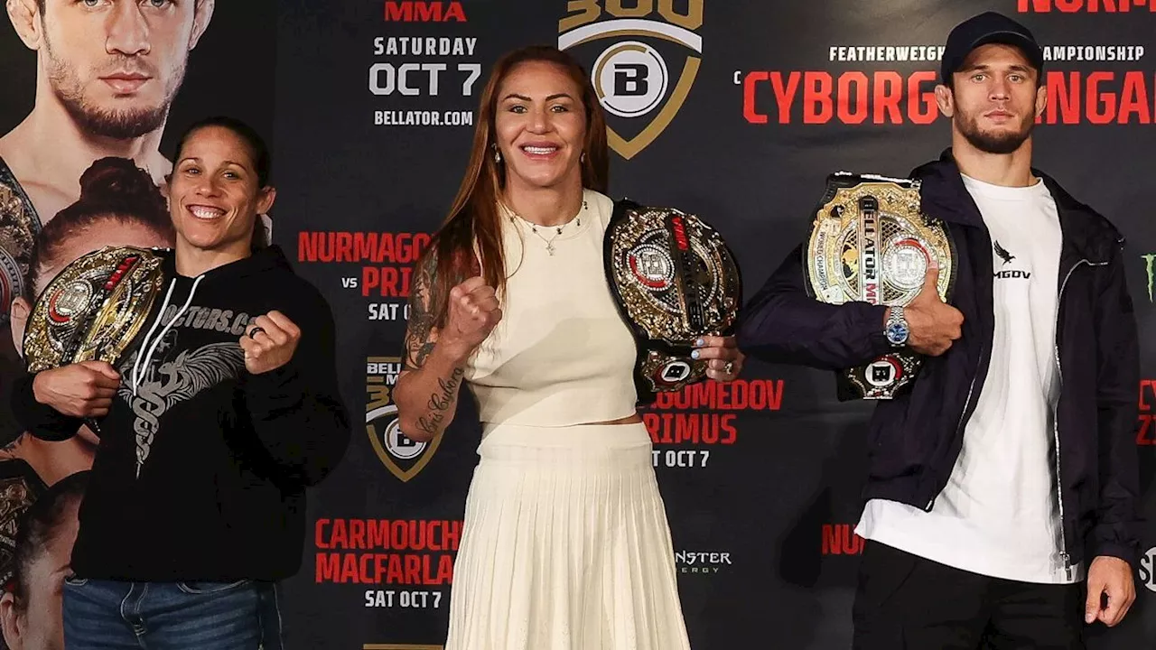 Usman Nurmagomedov, Cris Cyborg, Liz Carmouche win at Bellator 300 - ESPN