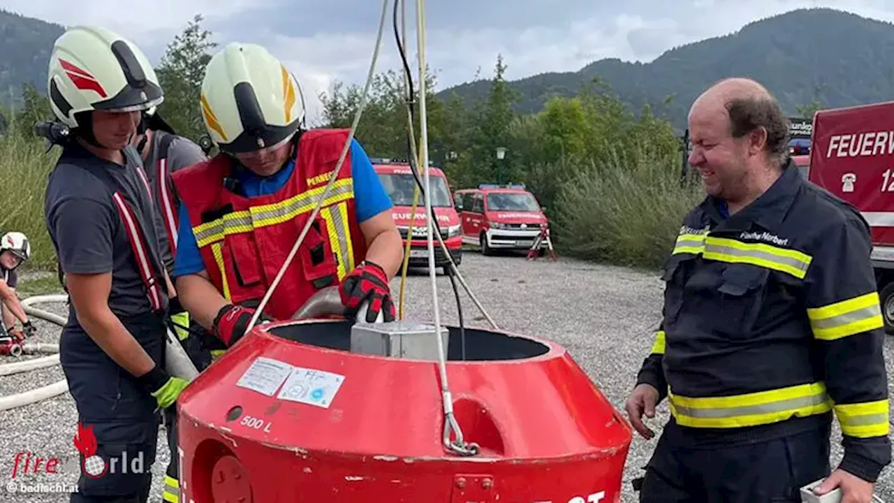 Oö: „Brand am Siriuskogl“ → herausfordernde Übung in Bad Ischl