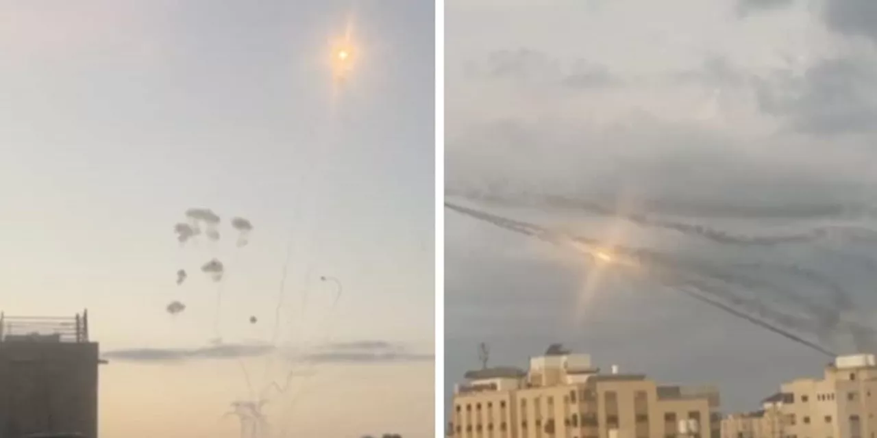 Hier feuert Terror-Gruppe Hamas Hunderte Raketen auf Israel - Video