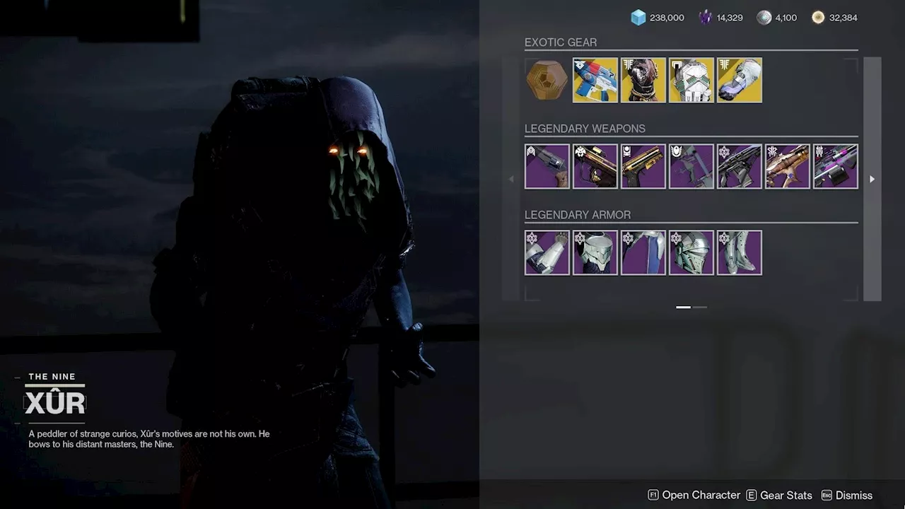 Destiny 2’s Xur Has Legitimately Good Loot This Weekend