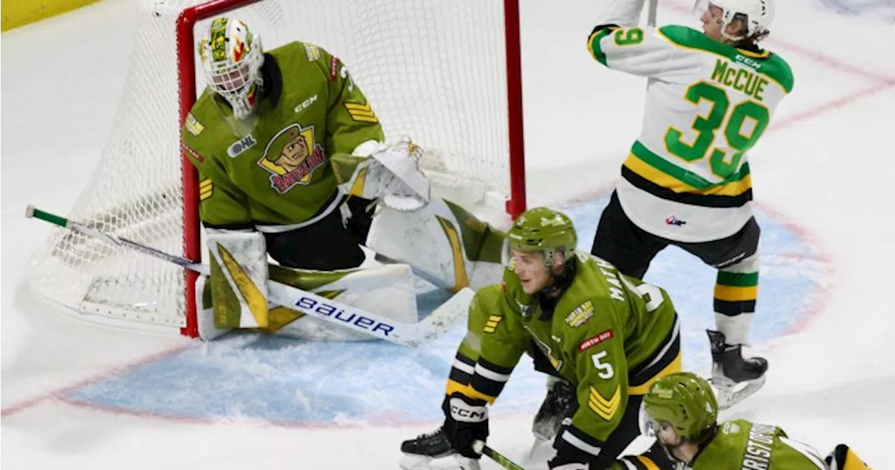 North Bay Battalion hand London Knights their first regulation loss of the year