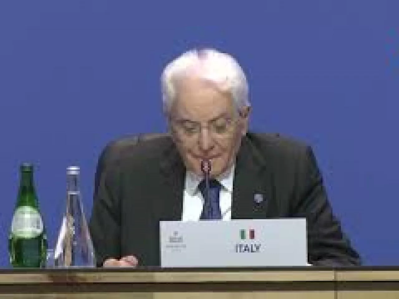 Mattarella: Continuare a sostenere l'Ucraina con determinazione