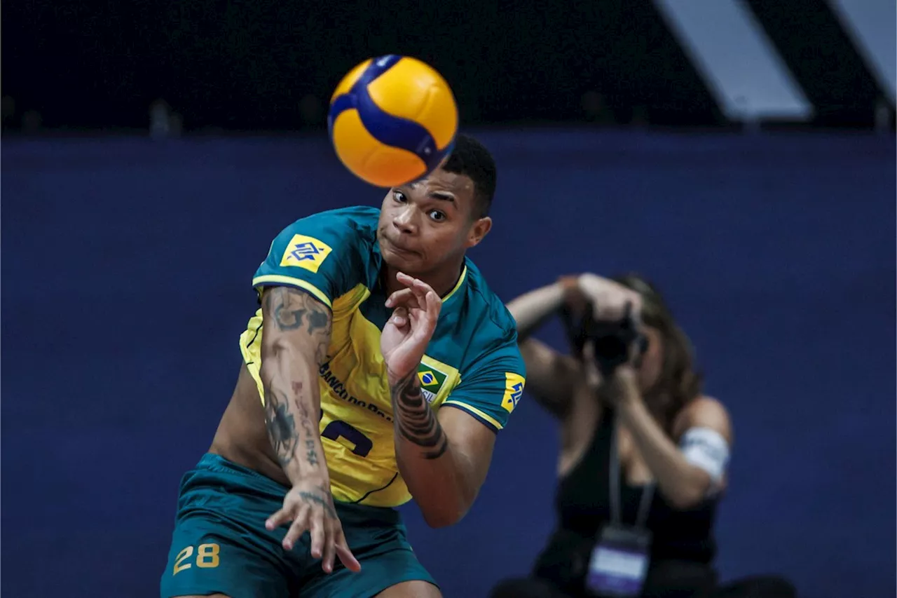 Brasil vence o Irã por 3 sets a 0 e precisa de uma vitória para se garantir nas Olimpíadas