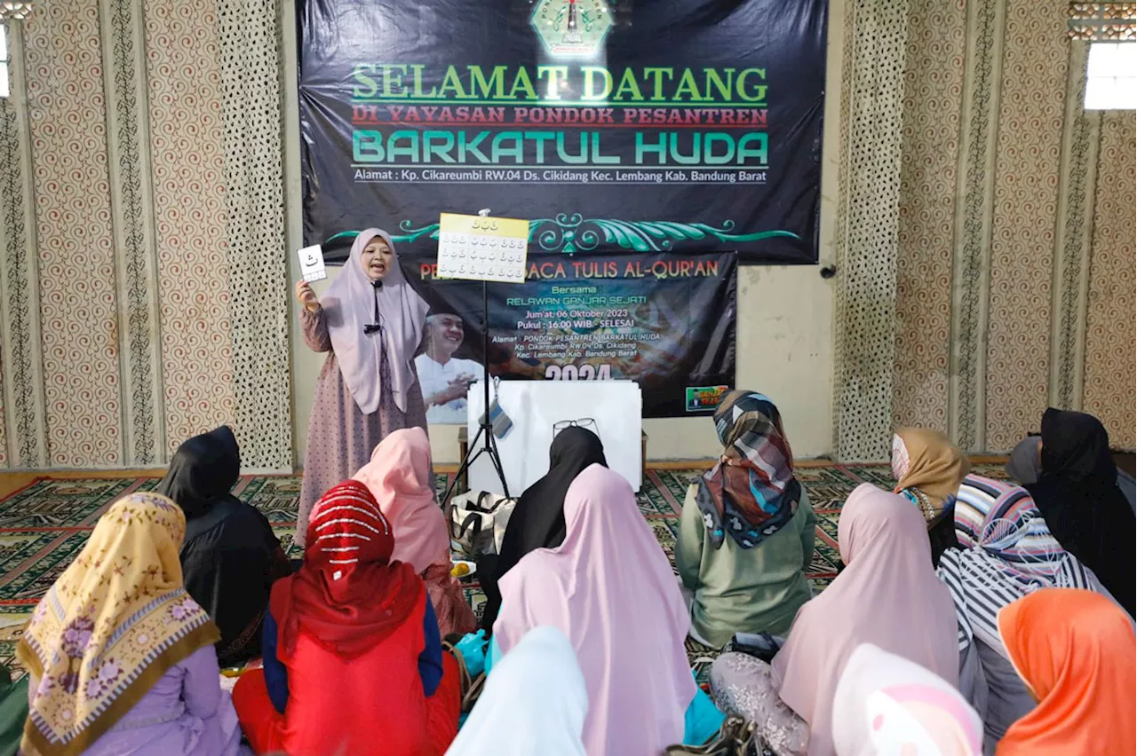 Ganjar Sejati Berbagi 3 Metode Baca Tulis Al-Qur'an kepada Warga Bandung Barat