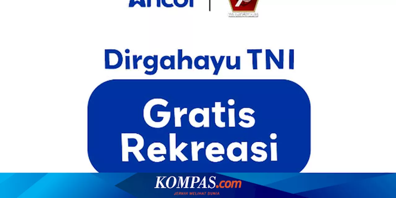 Ada Tiket Ancol Gratis Spesial HUT TNI 9-16 Oktober 2023, Ini Ketentuan dan Cara Pesannya!