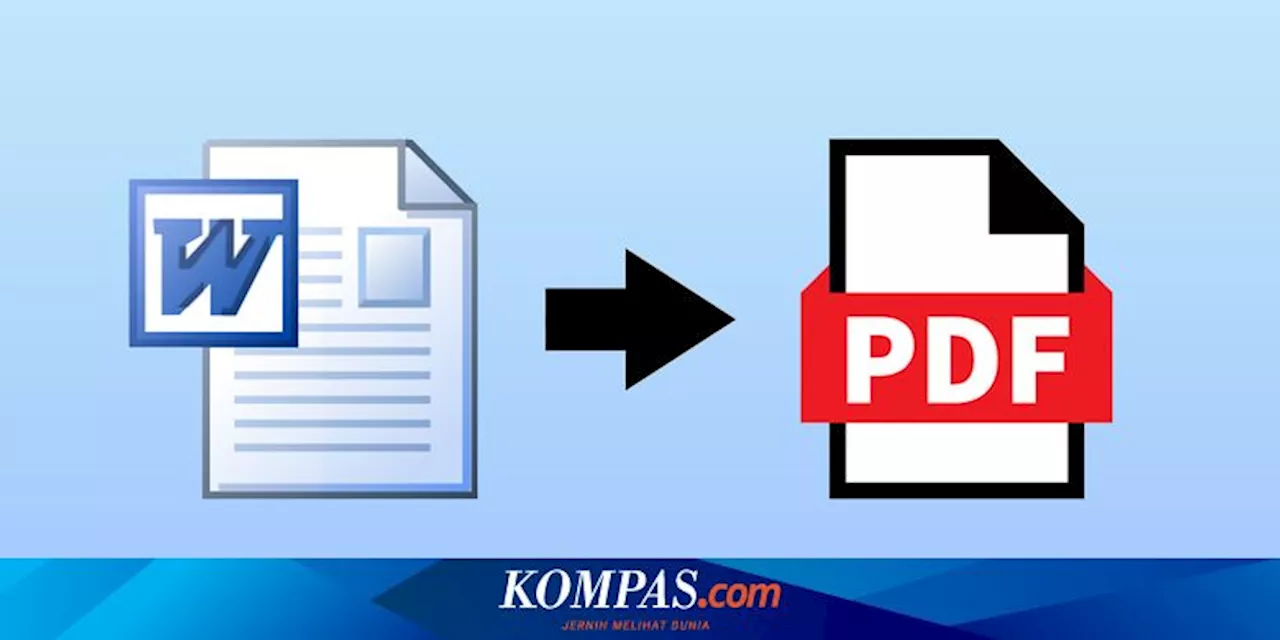 Cara Mengubah File Word Menjadi PDF Tanpa Aplikasi Tambahan