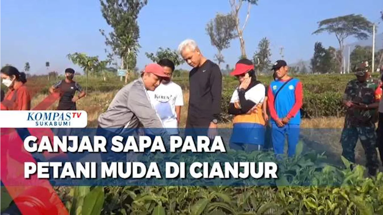 Ganjar Sapa Para Petani Muda Hingga Ngaliwet Dan Minum Teh Bersama