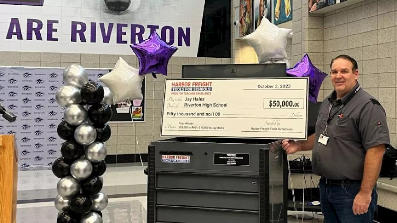 Riverton High teacher wins $50,000 for his automotive classes