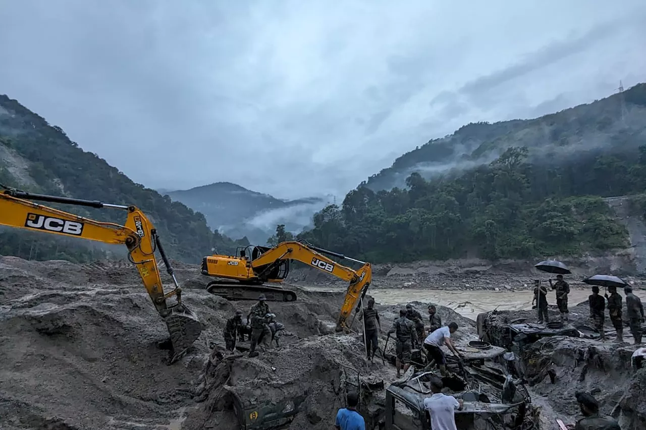 Inde: au moins 56 morts après le débordement d'un lac dans l'Himalaya