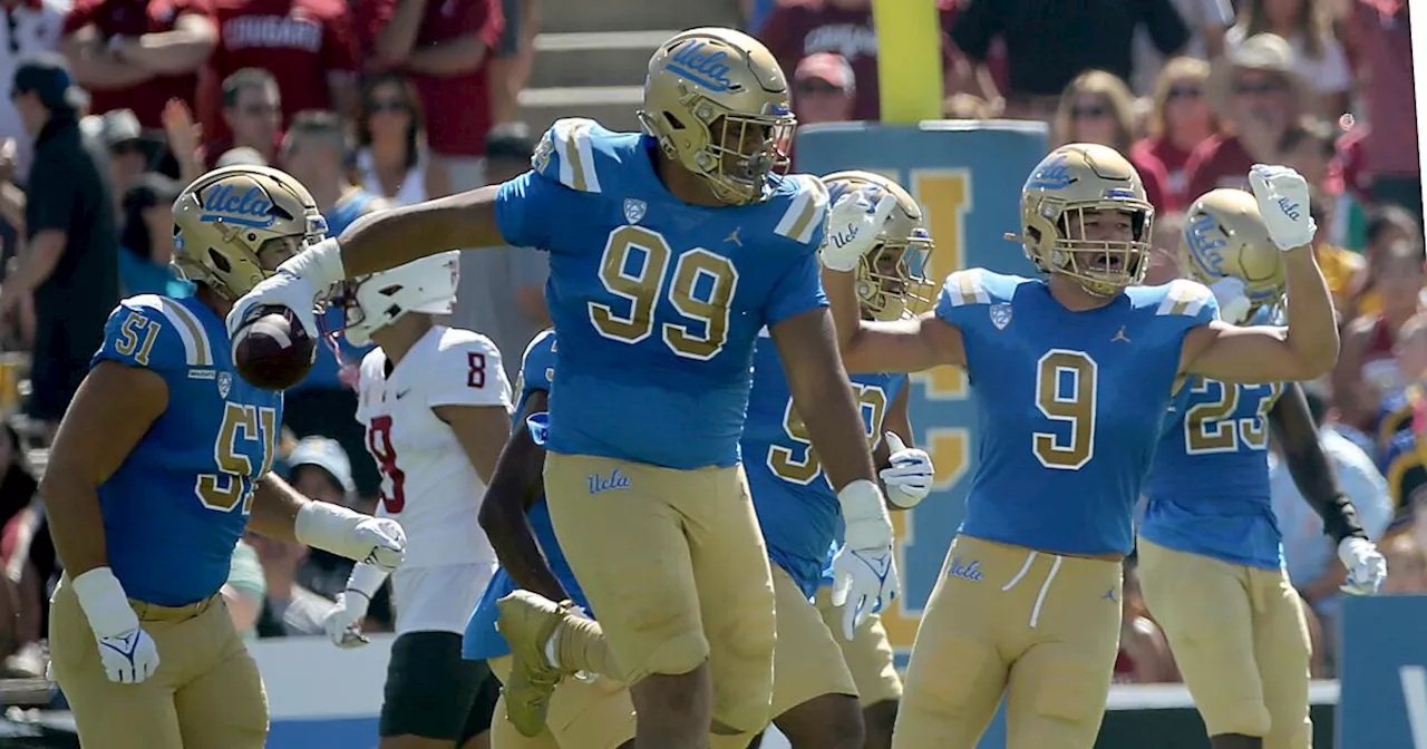 UCLA defense shows it's for real in Bruins' stunning comeback over Washington State