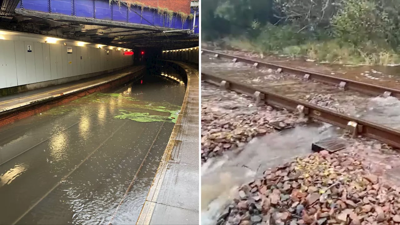 Ten motorists airlifted out of Scotland landslip after heavy rains strands drivers after Met Office amber...