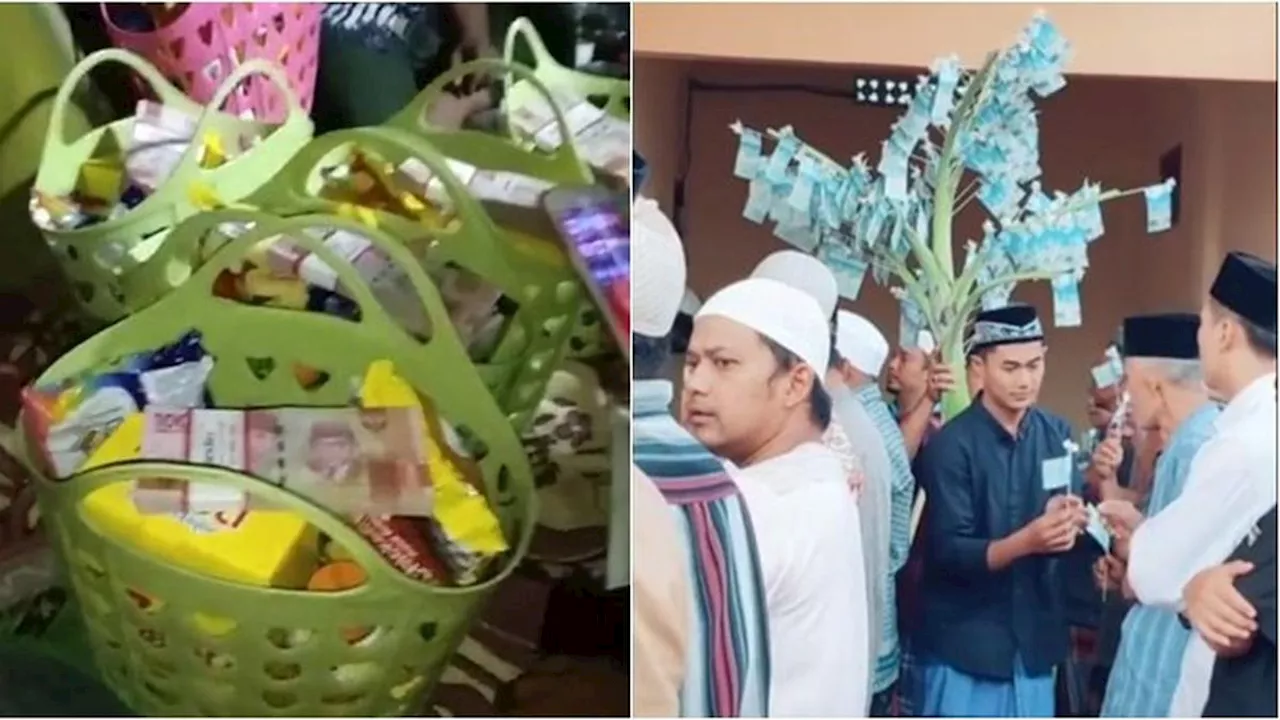 Bingkisan saat Momen Maulid Nabi di Madura Ini Jadi Sorotan, Ada Pohon Uang