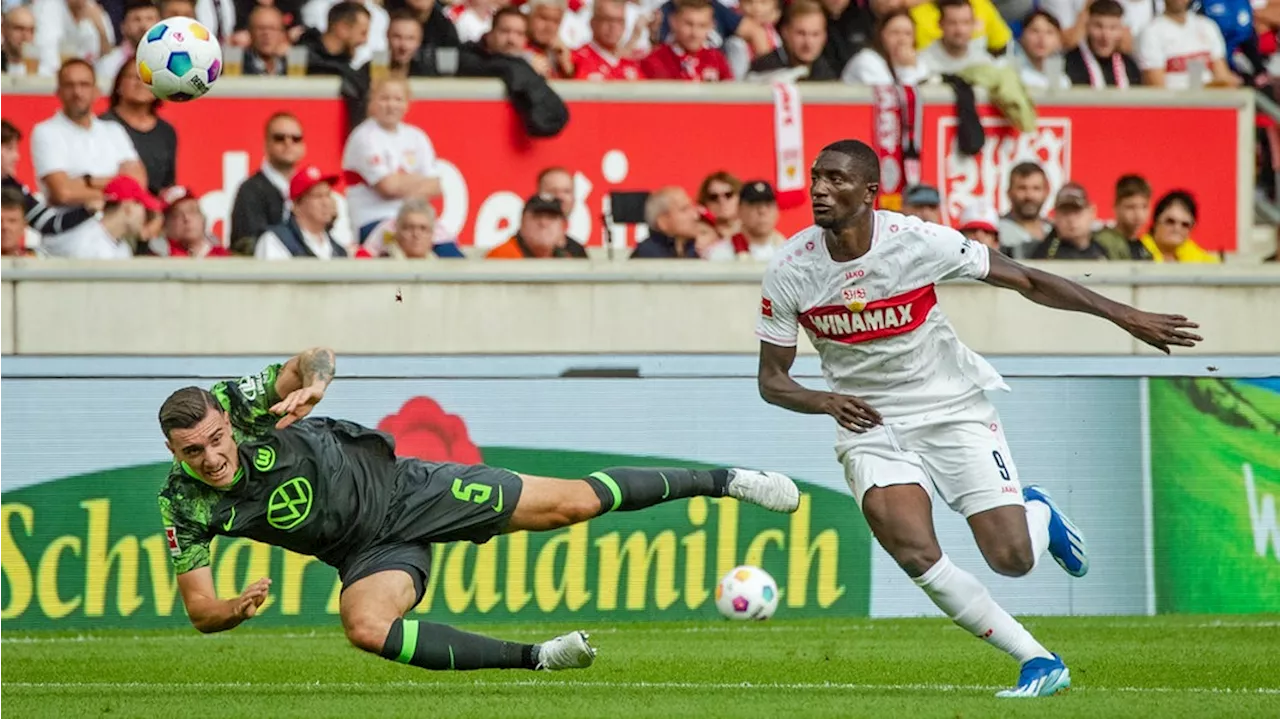 VfB-Stürmer Guirassy mit Hattrick: VfL Wolfsburg verliert in Stuttgart