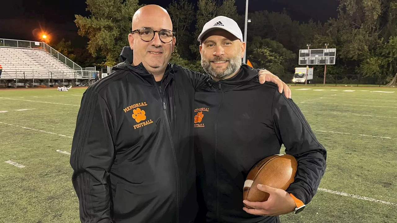 Memorial football tops Ferris to give Arostegui his first win as head coach