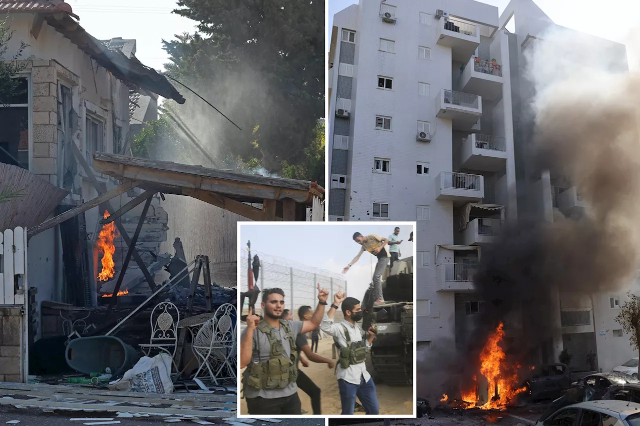 'We are being slaughtered': Israelis cry for help as Hamas militants break into homes