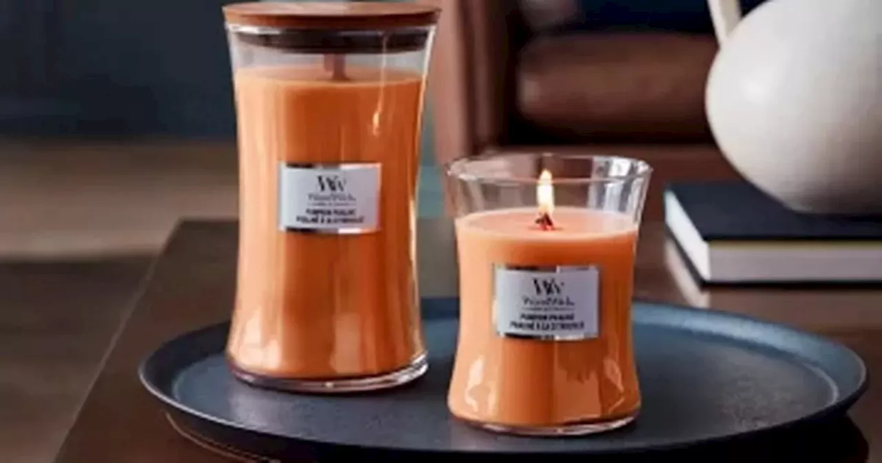 Shoppers go wild for £10 autumn pumpkin candle that sounds like crackling fire