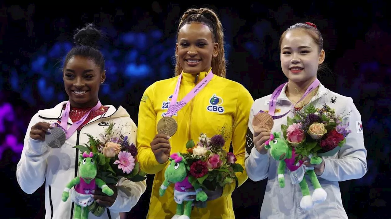 Mondiaux de gym. La Brésilienne Rebeca Andrade sacrée au saut, devant Simone Biles