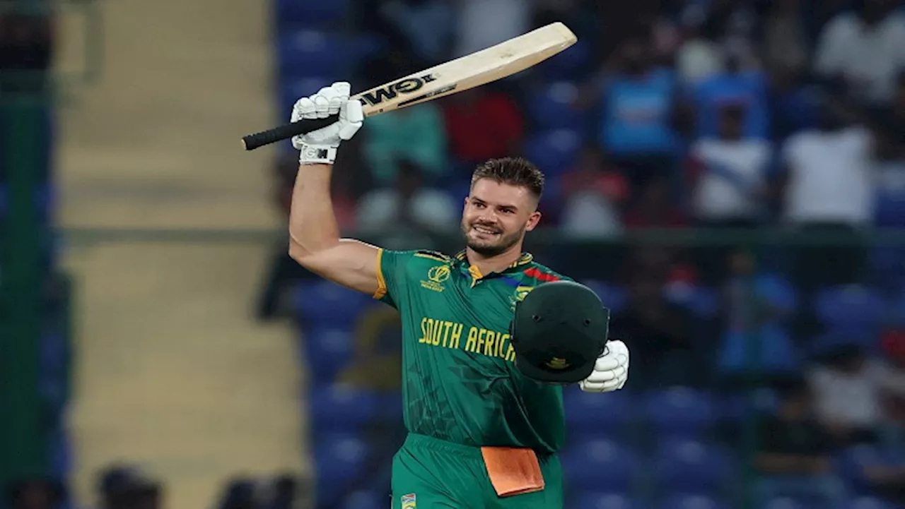 Markram smashes fastest World Cup ton as S Africa amass record total - SABC News - Breaking news, special