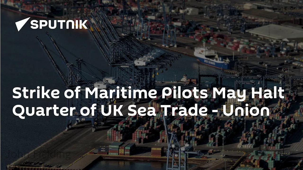 Strike of Maritime Pilots May Halt Quarter of UK Sea Trade – Union