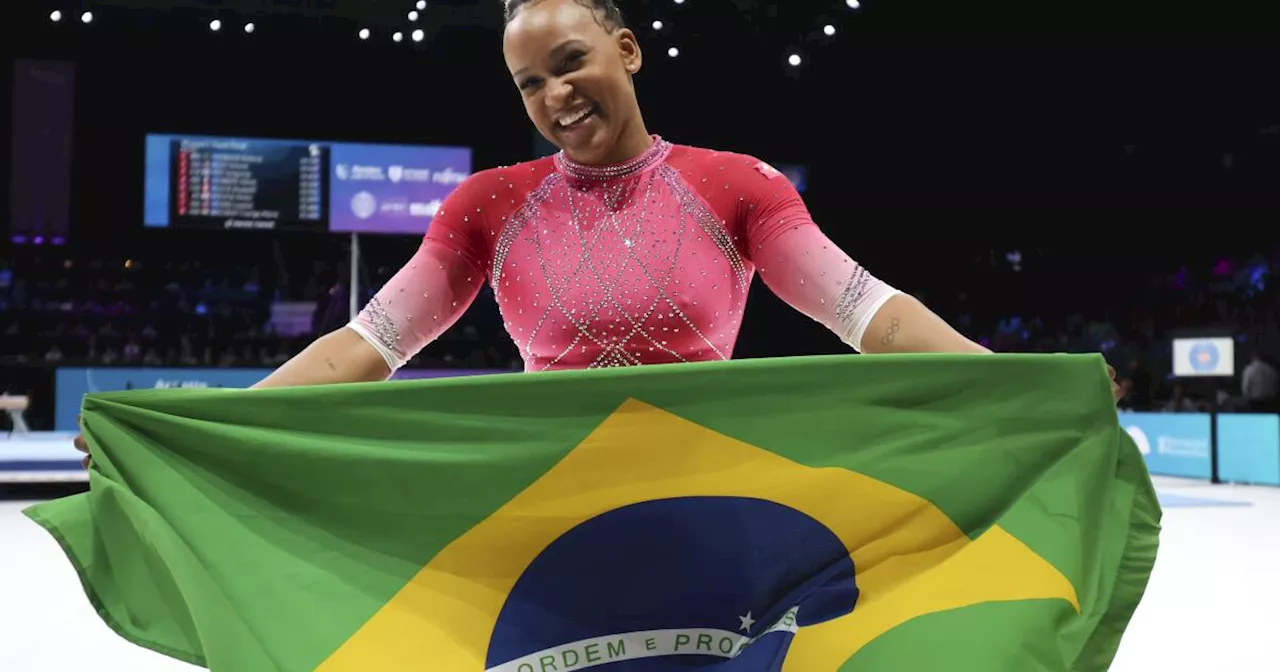 Rebeca Andrade wins vault's world title, denies Biles another gold medal at world championships