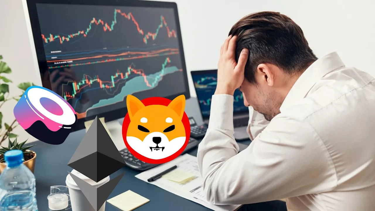 นักลงทุนกำลังแห่เทขาย Ethereum, Shiba Inu และ Sushiswap ในสภาพขาดทุน