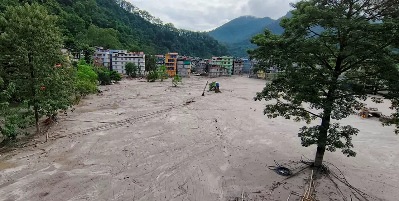 Deaths rise to 47 after an icy flood swept through India's Himalayan northeast